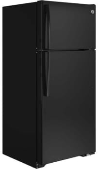 GE GTE16DTHBB 28 Inch Top-Freezer Refrigerator with 15.5 cu. ft ...