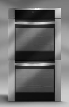 Electrolux E30ew85ess 30 Inch Double Electric Wall Oven With Third Element European Convection System Smart Halogen Lighting Wave Touch Control Panel And Cool Touch Oven Door