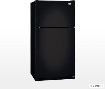 Whirlpool ET1FHTXMB 20.8 cu. ft. Freestanding Top Freezer Refrigerator with Adjustable Glass Shelves and Adjustable Freezer Shelf Black