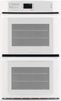 Electrolux Ei30ew45kw 30 Inch Double Electric Wall Oven With 4 2 Cu Ft 3rd Element Convection Ovens Self Cleaning 7 Cooking Modes Luxury Glide Racks And Iq Touch Controls White