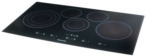 Electrolux Ei36ec45kb 36 Inch Drop In Electric Cooktop With 5 Flexible Radiant Elements Ceramic Glass Surface Digital Preset Touch Settings Triple Element Ada Compliance And Hot Surface Indicator Light Black