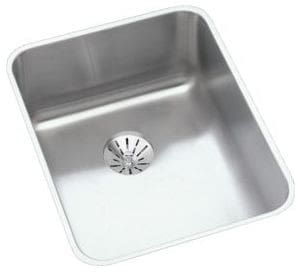 Elkay Gourmet Perfect Drain Collection Lustertone Collection ELUH141810PD - Elkay Lustertone® Classic Stainless Steel Single Bowl Undermount Sink with Perfect Drain®