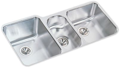 Elkay ELUH4020DBG 40 Inch Undermount Triple Bowl Stainless ...