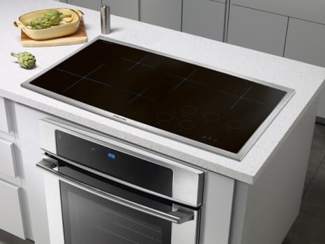 Electrolux EW36IC60LS 36 Inch Induction Cooktop with 5 Cooking Zones, 7 ...