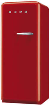 Smeg FAB28URDL1 24 Inch Refrigerator with 9.22 cu. ft. Capacity ...