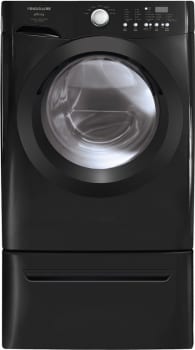 Frigidaire Fafw4011lb 27 Inch Front Load Washer With 3 65 Cu Ft Capacity 7 Wash Cycles Vibration Control System Timewise Technology Fresh Water Rinse And Energy Saver Option Classic Black