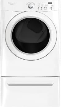 Frigidaire Fasg7021nw 27 Inch Gas Dryer With 7 0 Cu Ft Capacity Frigidaire Affinity Series Fasg7021nw White