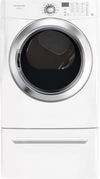 Frigidaire Fasg7073nw 27 Inch Gas Dryer With 7 0 Cu Ft Capacity Frigidaire Affinity Series Fasg7073nw Clic White