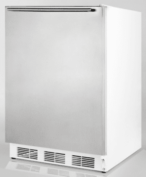 Summit SCFF55IMSSHH 24 Inch Undercounter Freezer with Adjustable