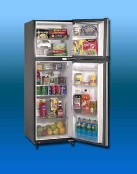 Frost free store apartment size refrigerator