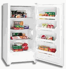 small frigidaire upright freezer