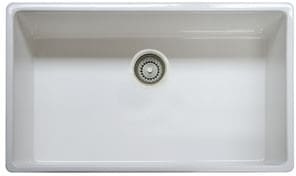 Franke FHK71033WH 33 Inch Single Bowl Apron Front Fireclay Sink