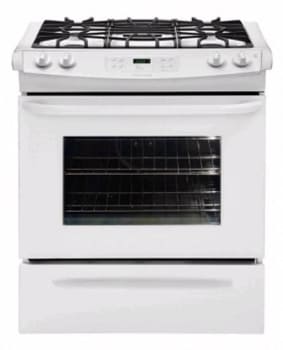 Frigidaire FFGS3025LW - 30-in. Slide-In Gas Range-White