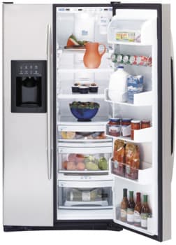 GE PSC23SGPSS 22.6 Cu. Ft. Stainless Side by Side Refrigerator with CustomStyle Design