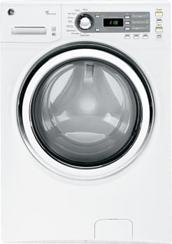 Ge Gfwh1400dww 27 Inch Front Load Washer With 4 0 Cu Ft Capacity 9 Wash Cycles Speed Wash Sanitize Cycles Ewash Option 1 100 Rpm Spin Speed And Water Heater