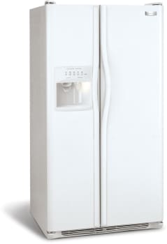 frigidaire refrigerator white side by side