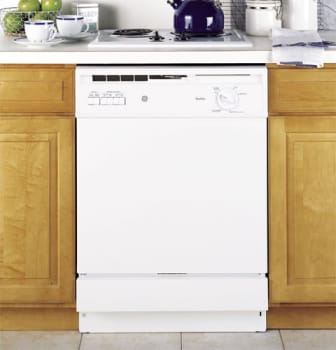 GE GSC3200JWW 25 Inch Portable Dishwasher with 5 Automatic Cycles