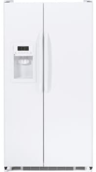 GE GSH22JGCWW 21.9 cu. ft. Side by Side Refrigerator with Spill Proof ...