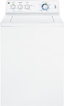 Ge Gtwp2250dww 27 Inch Top Load Washer With 3 7 Cu Ft Capacity 13 Wash Cycles Hydrowave Quiet Agitator Wash System Precisefill Sensor 630 Rpm Spin Speed And Energy Star Qualified