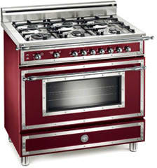 Bertazzoni H366GGVVI 36 Inch Traditional-Style Gas Range with 6