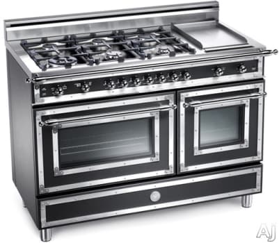 Bertazzoni H486GGGVNE 48 Inch Traditional-Style Gas Range with 6