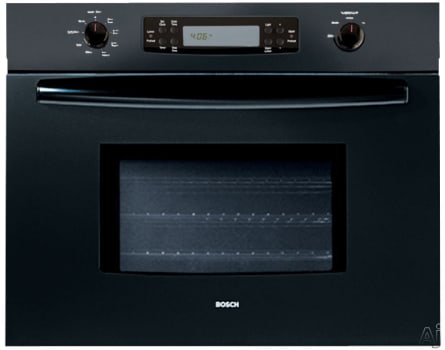 Bosch HBL5036AUC 30 Inch Single Electric Wall Oven with Standard Thermal Oven Electro Mechanical Controls Black