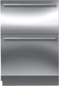 Sub Zero Id24fi 24 Inch Integrated Double Freezer Drawer With 3 8