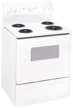 Ge Jbs07hww 30 Inch Freestanding Electric Range With Clearview