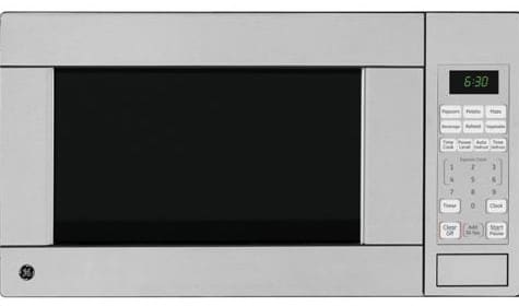 GE 1.1-cu ft 1100-Watt Countertop Microwave (Stainless Steel) at