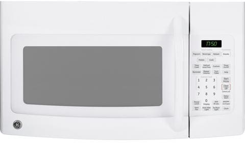 GE JVM1752DPWW 1.7 cu. ft. Over-the-Range Microwave Oven with 1000