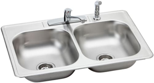 Elkay Kingsford Collection K233224DF - Stainless Steel Sink Package