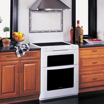 Sharp KB3300JW 30 Inch Freestanding Electric Range with Microwave ...