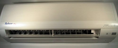 Soleus Kfr12gw 12 000 Btu Heat Cool Ductless Mini Split Air Conditioner With Lcd Wireless Remote Control Kfr12g Indoor Kfr12w Outdoor