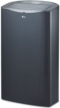 Lg Lp1414gxr 14 000 Btu Portable Air Conditioner With 10 1 Eer 3 4 Pts Hr Dehumidification 600 Sq Ft Cooling Area 24 Hour Timer Oscillating Air Vent And Remote Control