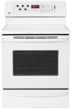 Lg Lre30757sw 30 Inch Freestanding Electric Range With 5 Radiant