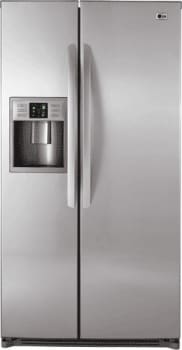 LG LSC27910ST 26.5 cu. ft. Side by Side Refrigerator with 4 Spill-Proof ...