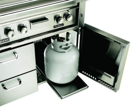Lynx Professional Grill Series LSTLP - View of Tank Tray and Stainless Steel Cover