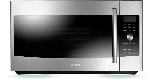 Samsung Mc17f808kdt 1 7 Cu Ft Over The Range Microwave Oven With Samsung Mc17f808kdt Front View