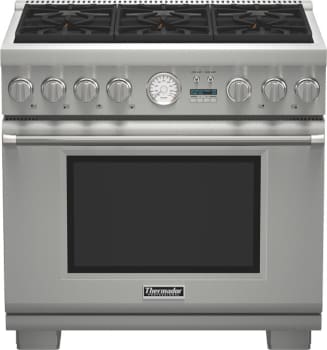 Thermador Prd366jgu 36 Inch Pro Style Dual Fuel Range With 6 Sealed Thermador Pro Grand Prd366jgu 36 Inch