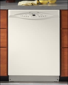 Bisque dishwasher with stainless sales steel tub