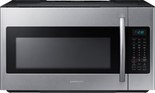 Samsung Me18h704sfs 1 8 Cu Ft Over The Range Microwave Oven With Samsung Me18h704sfs