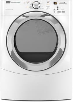 Maytag Mgde500vw 27 Inch Gas Dryer With 7 0 Cu Ft Capacity 9 Drying Cycles Steam Cycle 5 Temperature Settings Intellidry Sensor Drying Wrinkle Prevent Option And Reversible Swing Door White