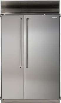 Marvel MPRO48SSSS 48 Inch Built-in Side by Side Refrigerator with