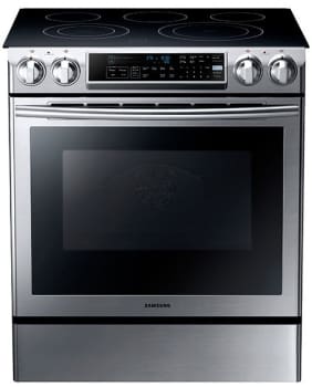 Samsung Ne58f9500ss 30 Inch Slide In Electric Range With 5 Radiant Samsung Ne58f9500ss 30 Inch Slide In Electric Range