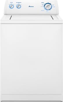 Amana Ntw4500xq 27 Inch Top Load Washer With 3 1 Cu Ft Super Capacity 9 Wash Cycles 3 Water Level Selections Automatic Temperature Control And White Porcelain Wash Basket