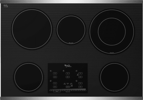 Stainless Steel Whirlpool Gold Electric Cooktop whirlpool gold g9ce3065xs 30 inch smoothtop electric cooktop