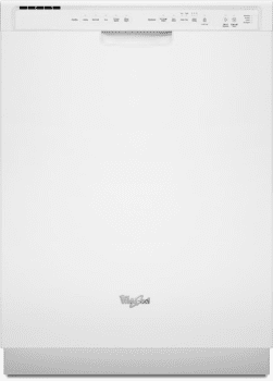 Whirlpool Wdf530payw Full Console Dishwasher With 15 Place Settings 5 Wash Cycles Overnight Cycle 6 Options Sani Rinse Option Auto Soil Sensor And 55 Dba White