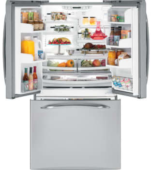 Ge profile french door outlet bottom freezer refrigerator