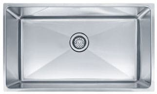 Franke Planar Stainless Steel 500mm Undermount Single Bowl Sink - PZX - View #7