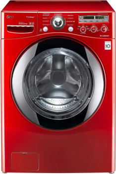 Lg Wm2450hra 27 Inch Front Load Washer With 3 7 Cu Ft Capacity 9 Wash Programs Steamfresh Allergiene Cycles 11 Options Coldwash Option And Dual Led Display